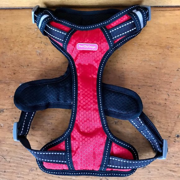 FOR MY DOGS Brand Dog Harness Red Medium Size New with Tag - Picture 1 of 3